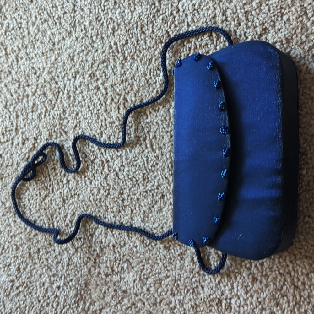 La Regale Blue Evening Bag